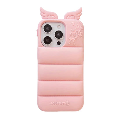 Fashion Love Heart Wing Soft Silicone Phone Case