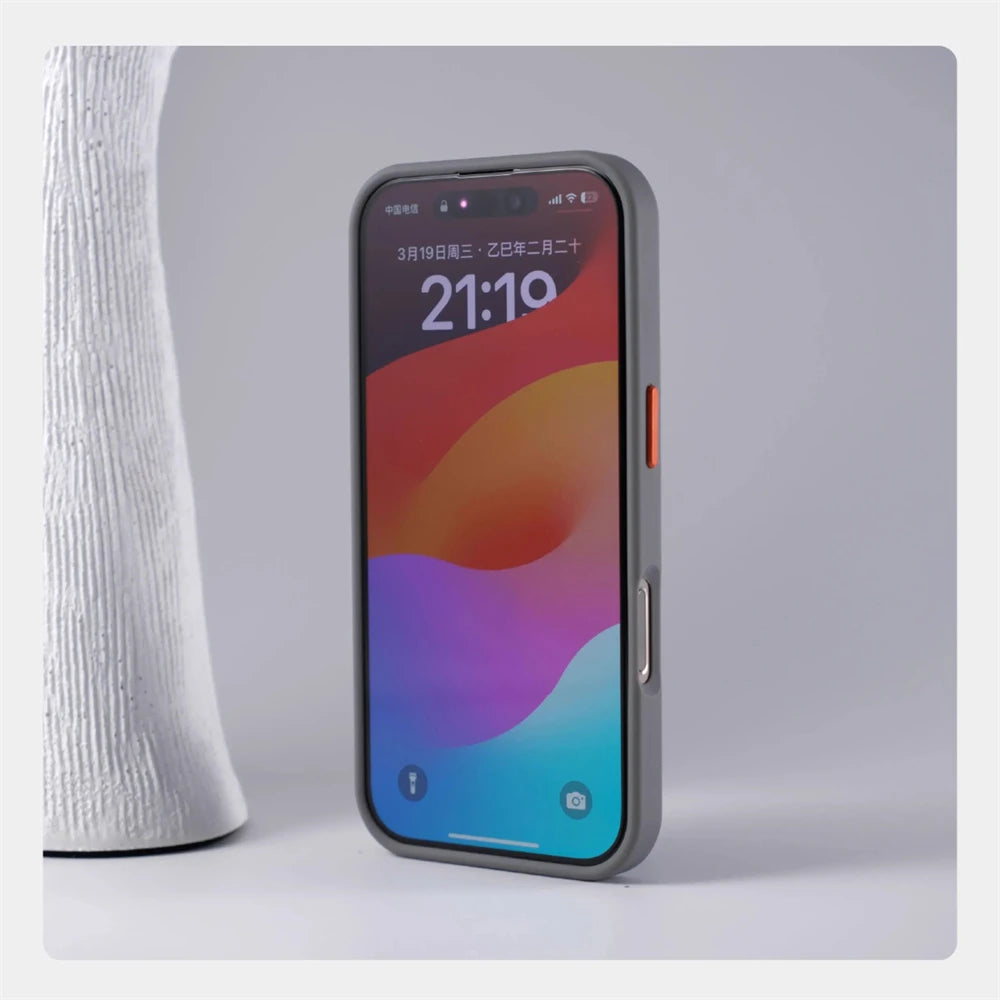 Luxury Matte Translucent MagSafe iPhone Case