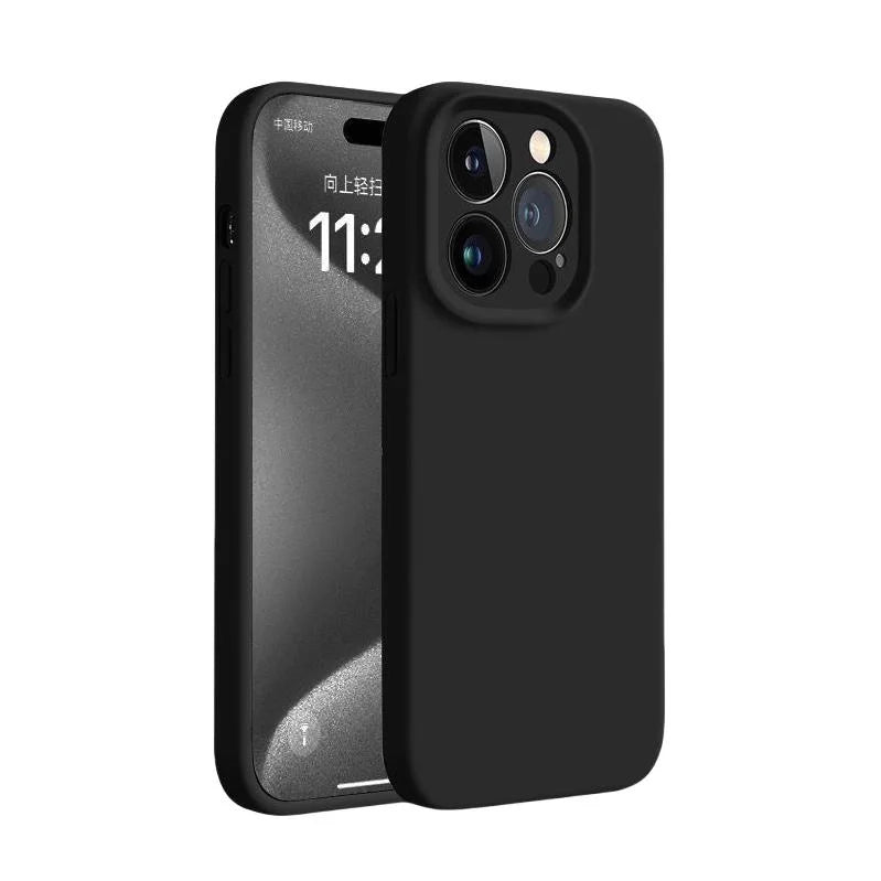 Liquid Silicone Phone Case For iPhone Cases For iPhone Camera Lens Protection Cover