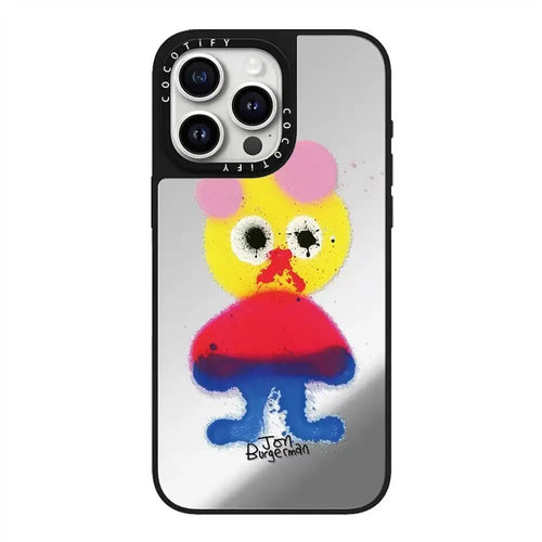 Watercolor Bear Design Silicone Phone Case
