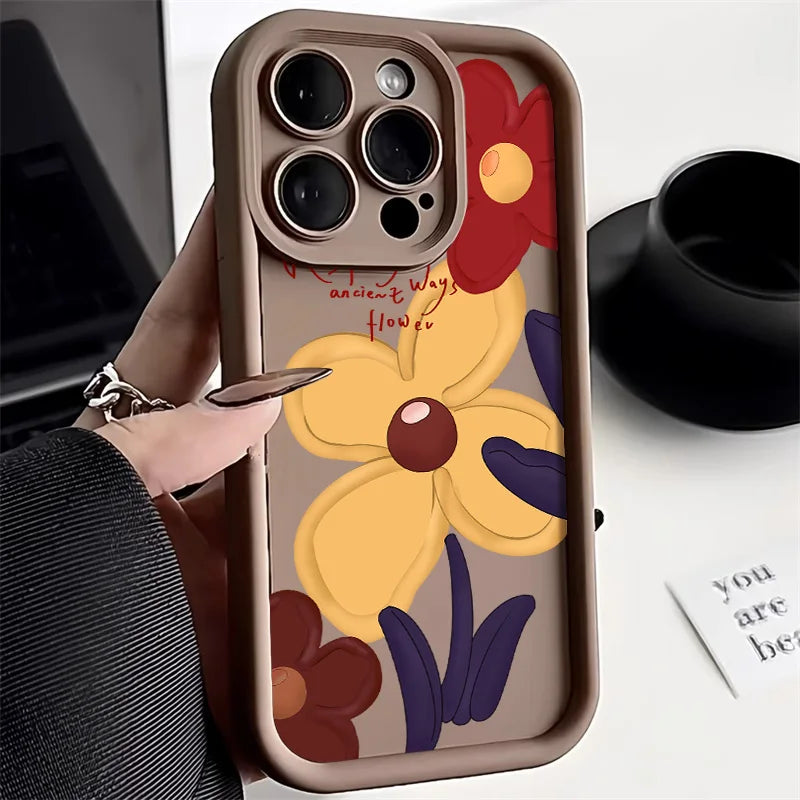 Oil Painting Flowers Phone Case