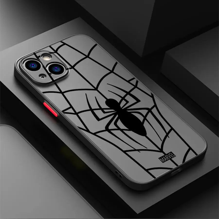 Marvel Hero Spider Man Funda Back Phone Cover Case For iPhone