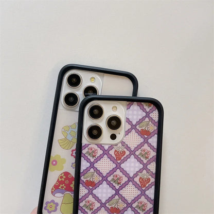 Wildflower 3D Cake Mushrooms Phone Case For iPhone