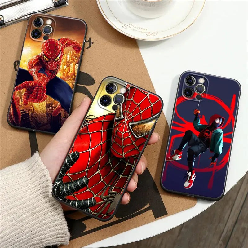Spider Man Phone Case For iPhone Cover Miles Morales Marvel