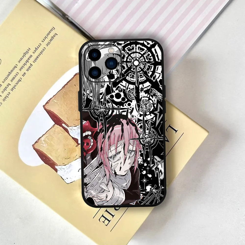 Classic Anime Soul Eater Phone Case FUNDA For IPhone Soft Silicone Black Cover