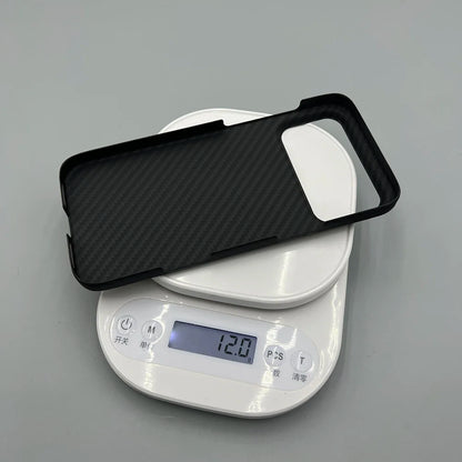 Carbon Fiber Kevlar Aramid Fiber Hard Shell Lightweight Business Black Protective Cover For iPhone
