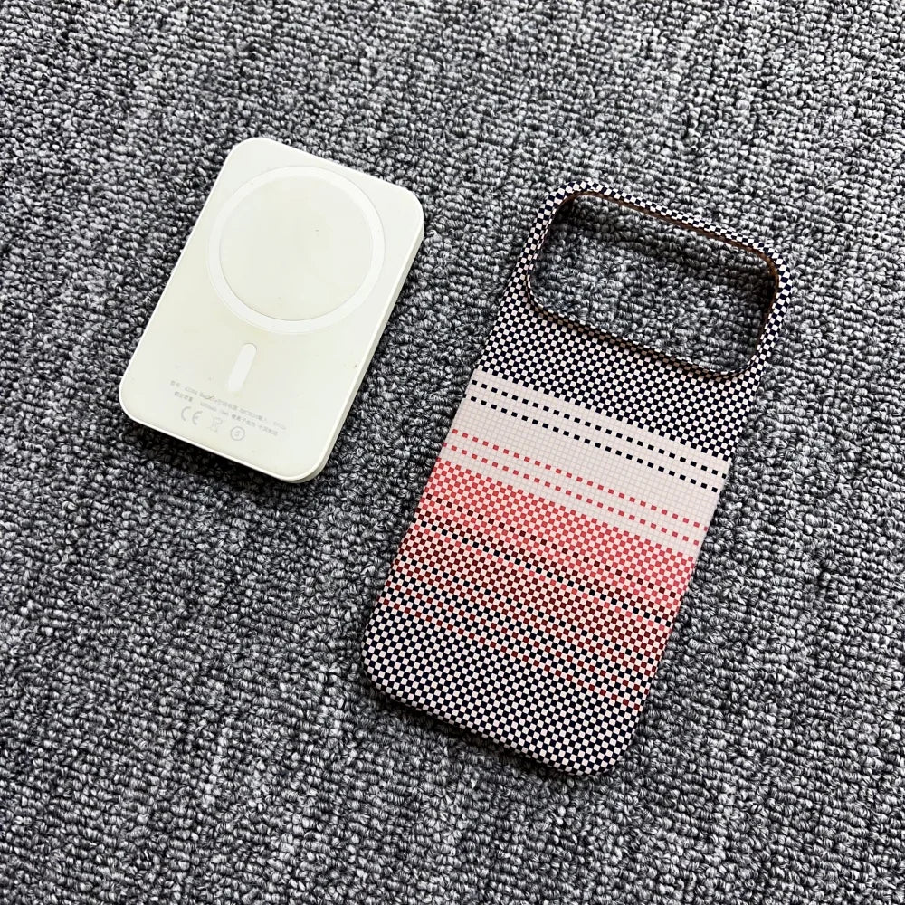 Wireless Charging Ultra Slim Carbon Fibre Case For iPhone