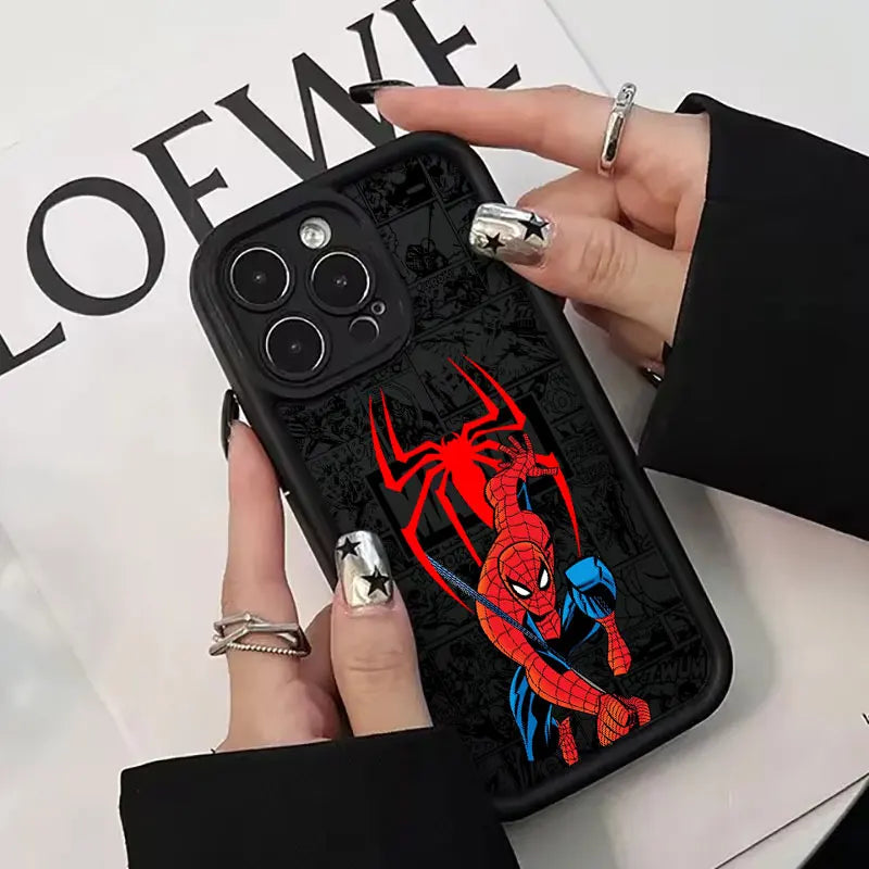Spiderman Miles Morales Gwen Marvel Comics Case For Apple iPhone