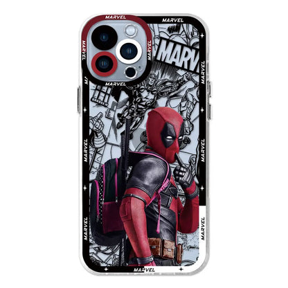 Cover Marvel Interesting Deadpool Phone Case For Apple iPhone