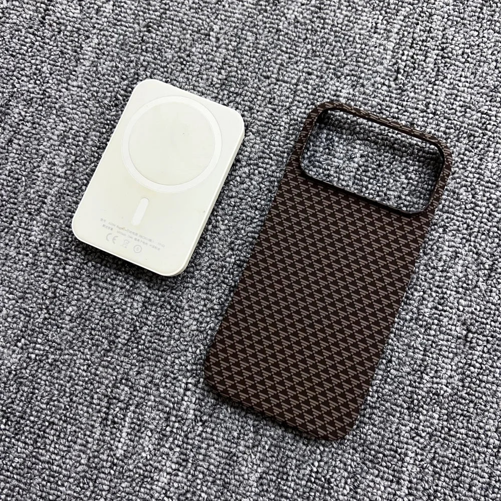 Wireless Charging Ultra Slim Carbon Fibre Case For iPhone