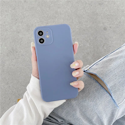 Ultra Thin Shockproof Silicone Phone Case For iPhone