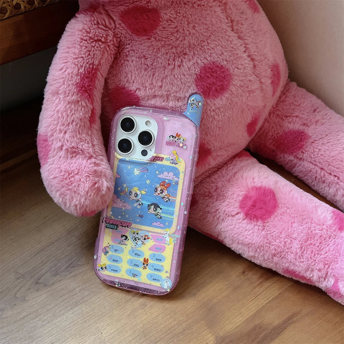 New The Pink Little Policewoman Cat Melody Big Brother Phone Case For iPhone