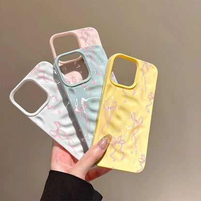 Bow Luxury Cute Candy Color Phone Case For iPhone