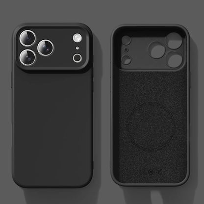 New Liquid Magnetic Silicone Phone Case For iPhone Magsafe Soft Bumper Cover