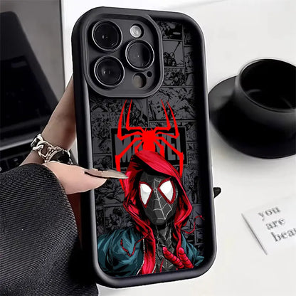 Spiderman Miles Morales Gwen Marvel Comics Case For Apple iPhone