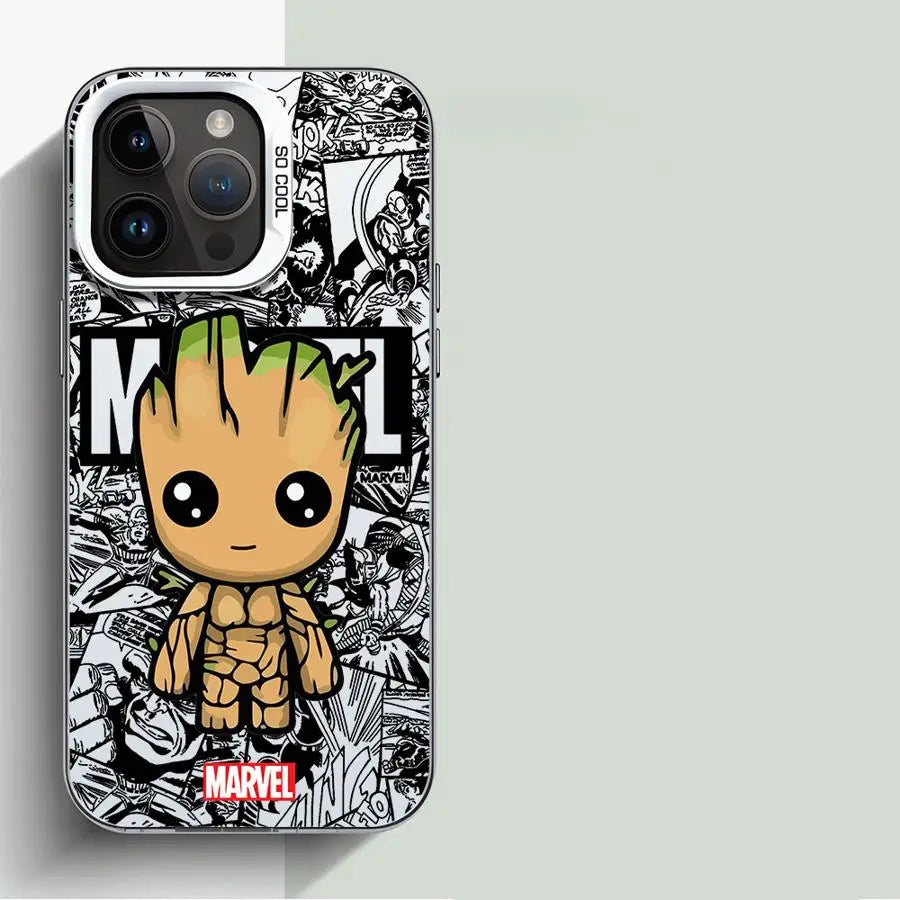 Marvel Groot Deadpool Cover Phone Case