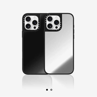 Makeup Mirror MagSafe Phone Case With Bracelet Wrist Charm For iPhone