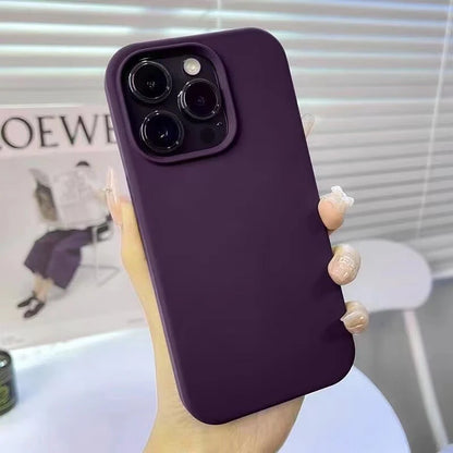 Luxury For Apple Original Silicone Phone Case For iPhone Shockproof Cover Accessories