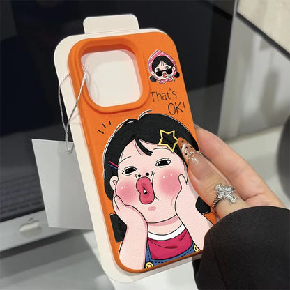 Funny Cute Fat Girl Compatible Phone Case