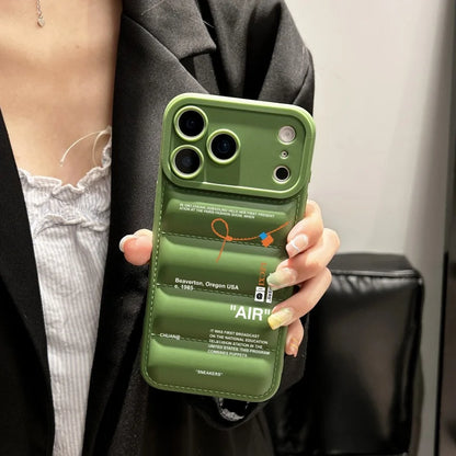 Luxury Sneakers Down-Filled Phone Case For iPhone