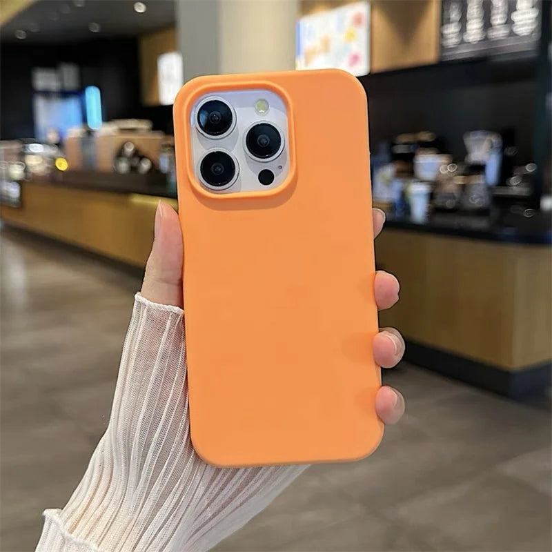 Premium Original Silicone iPhone Case With Logo