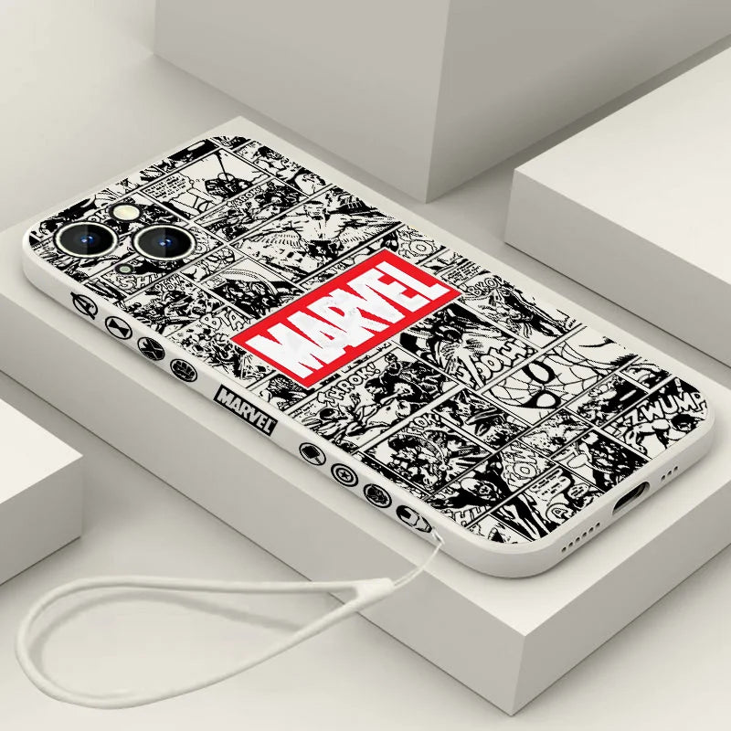 Marvel Superhero Cartoon For Apple iPhone