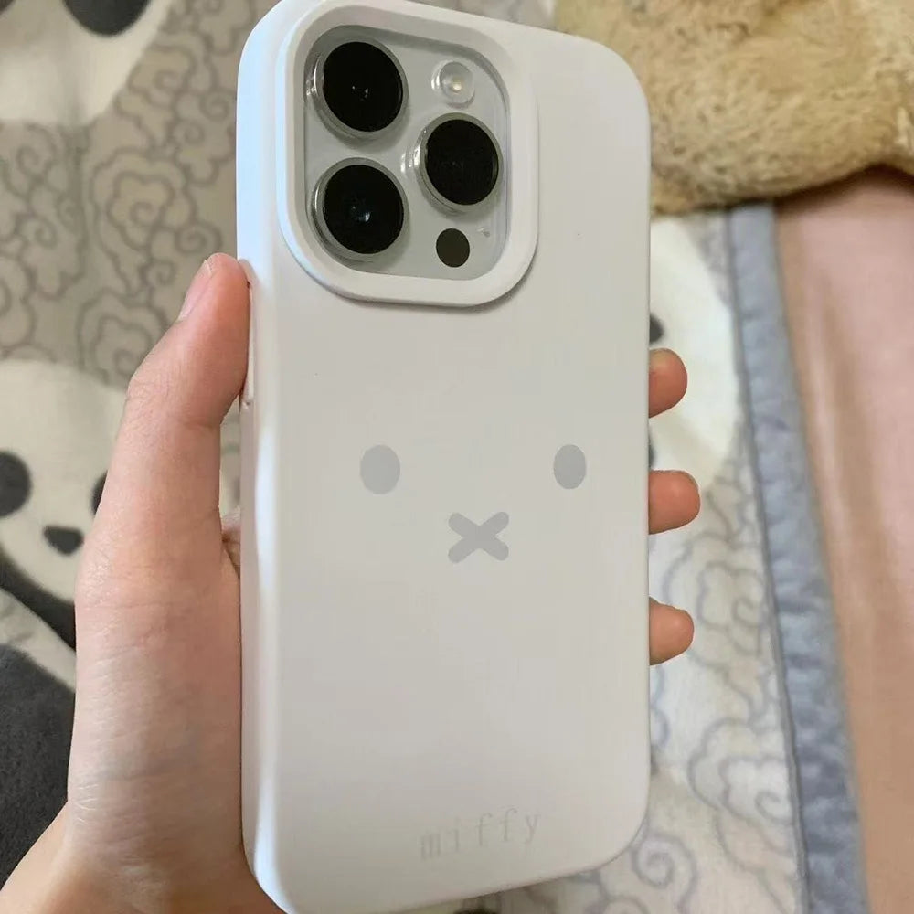 Cute Miffy Kawaii Silicone Phone Case For iPhone