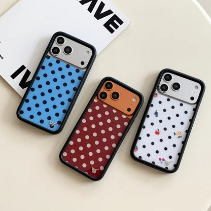 Wildflower 3D Polka Dots Phone Case For iPhone