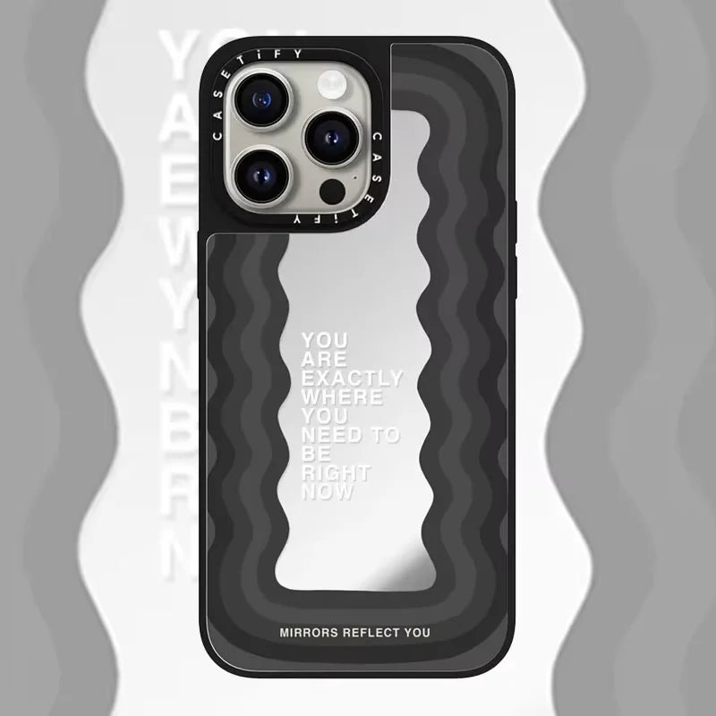 Motivational Quotes Wave Pattern Suitable Phone Case