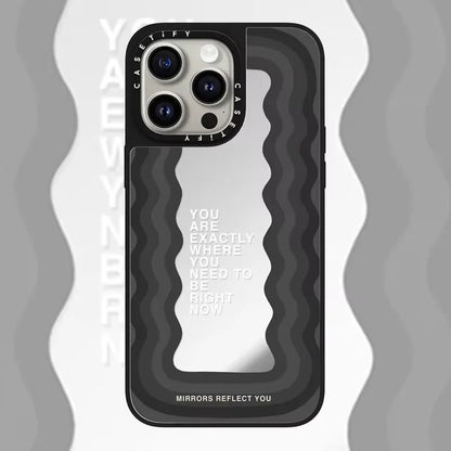 Motivational Quotes Wave Pattern Suitable Phone Case