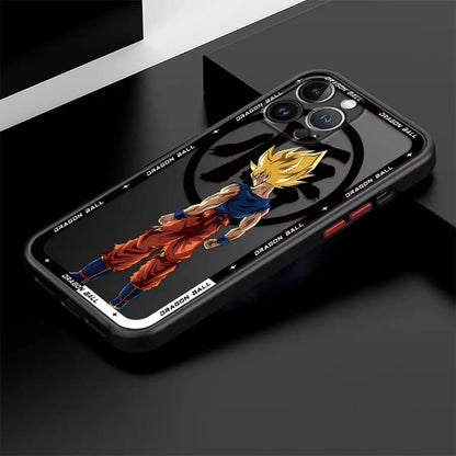 Hot Blooded Goku Anime Soft Phone Case For iPhone