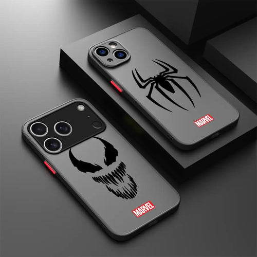 Back Phone Cover Case For iPhone Marvel Spiderman Venom