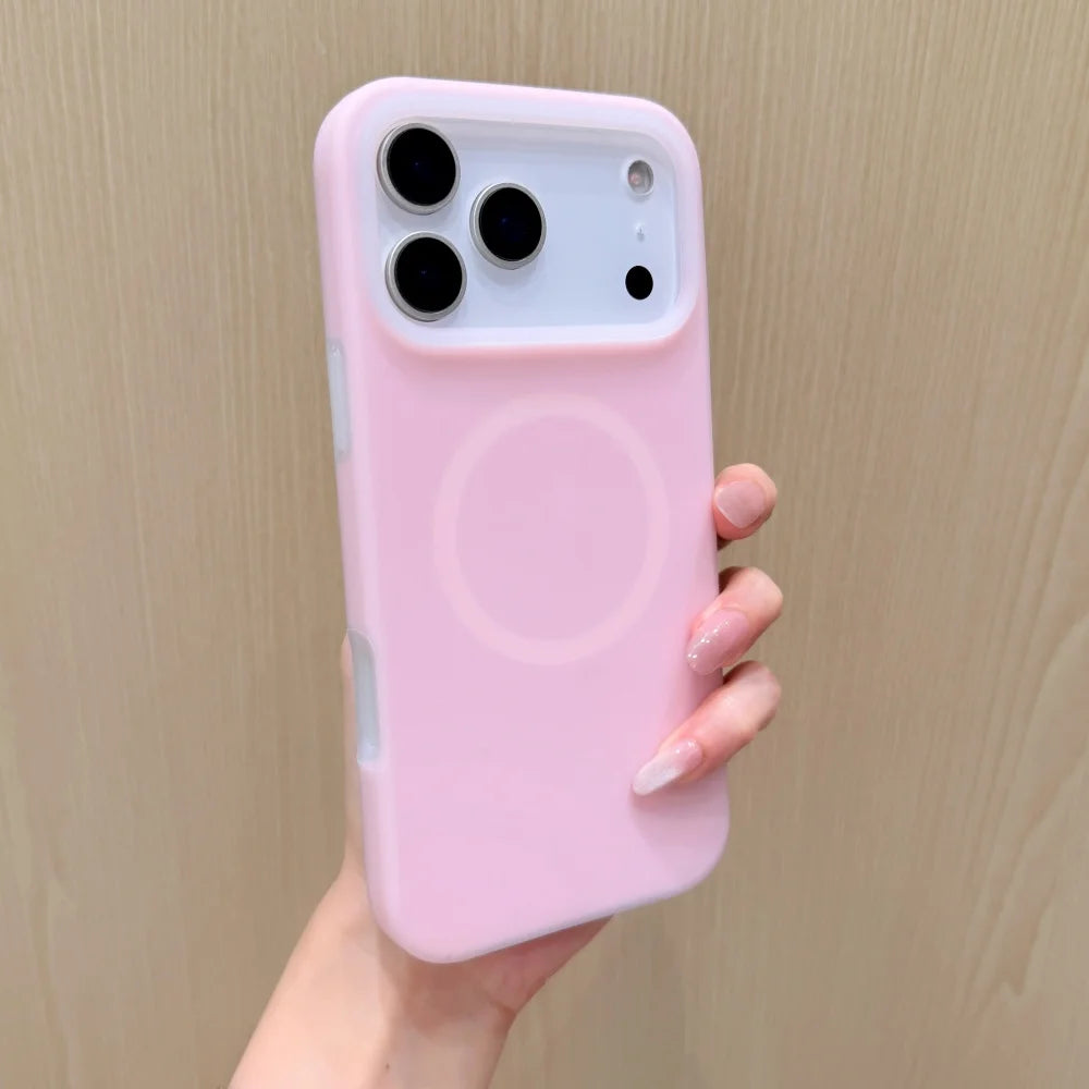 Candy Color MagSafe Liquid Silicone iPhone Case