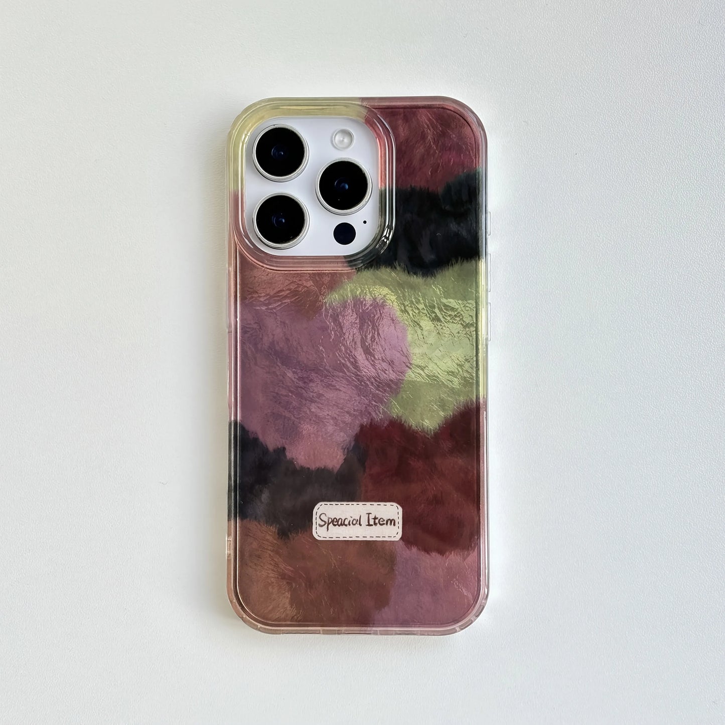 High Quality Exquisite Multiple Colors Velour Heart Pattern Case For iPhone