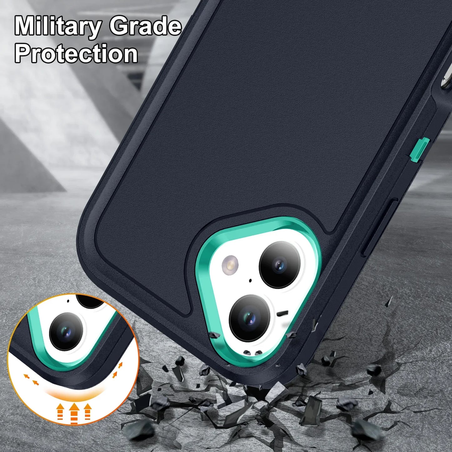 Military Grade Dust Resistant Case For iPhone