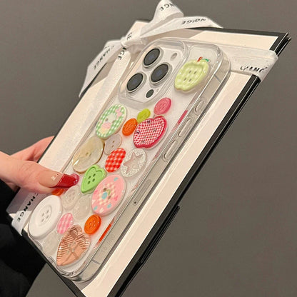 Button Shockproof Phone Case