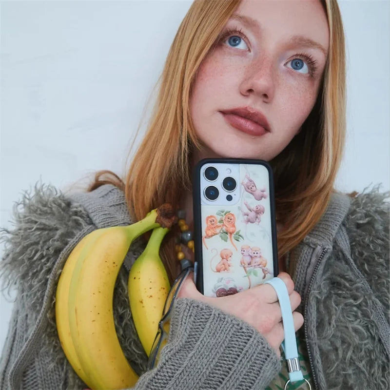 Wildflower Monkey Biz Phone Case For iPhone