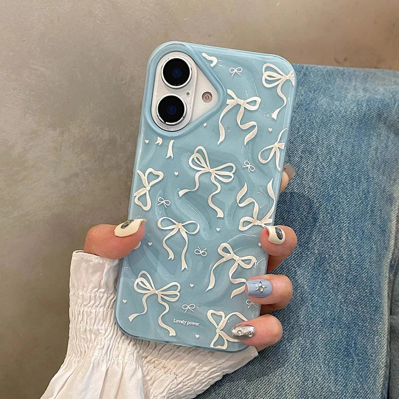 Creative Cute Bow Knot Love Compatible Phone Case