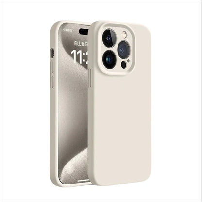 Liquid Silicone Phone Case For iPhone Cases For iPhone Camera Lens Protection Cover