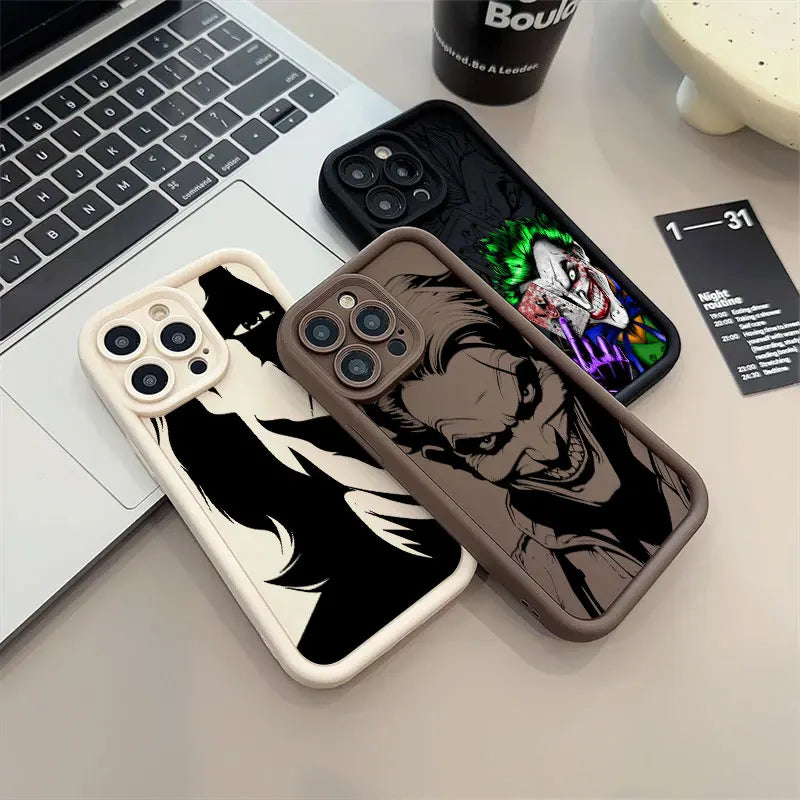 Smiling Jokers Marvel Silicone Case For Apple iPhone