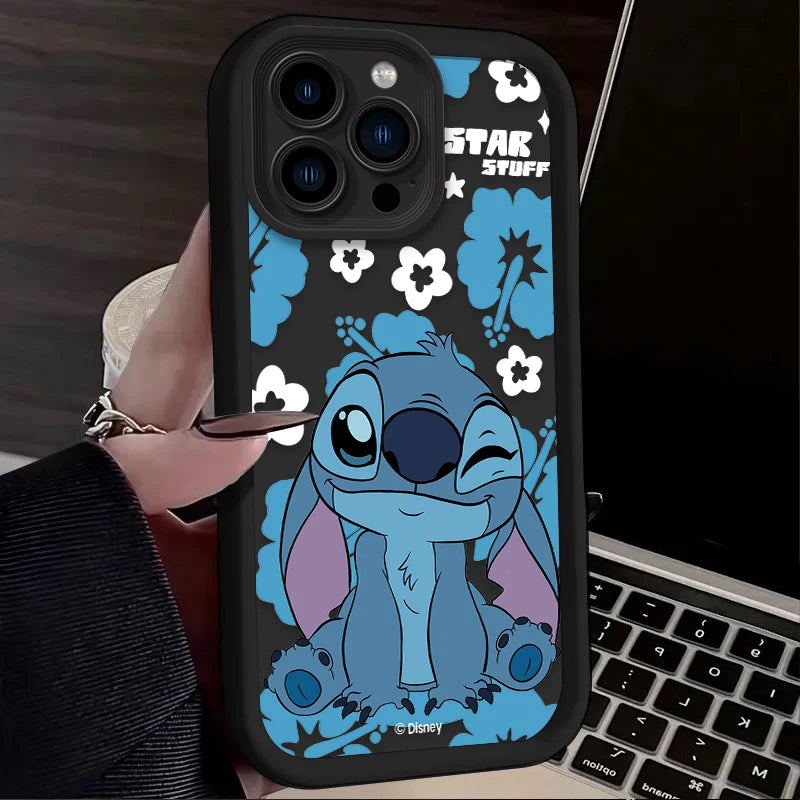 Cartoon Animation Stitch Phone Case For iPhone