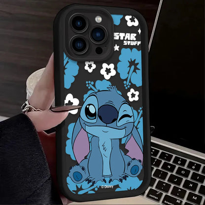 Cartoon Animation Stitch Phone Case For iPhone
