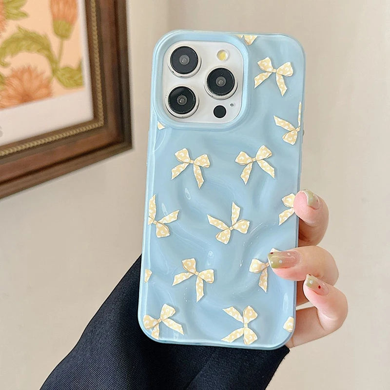 Romantic Retro Bow Know Compatible Phone Case
