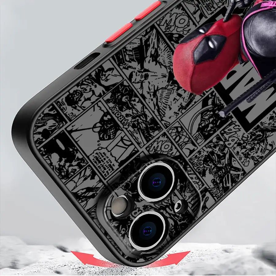 Marvel Funny Deadpool Case For iPhone