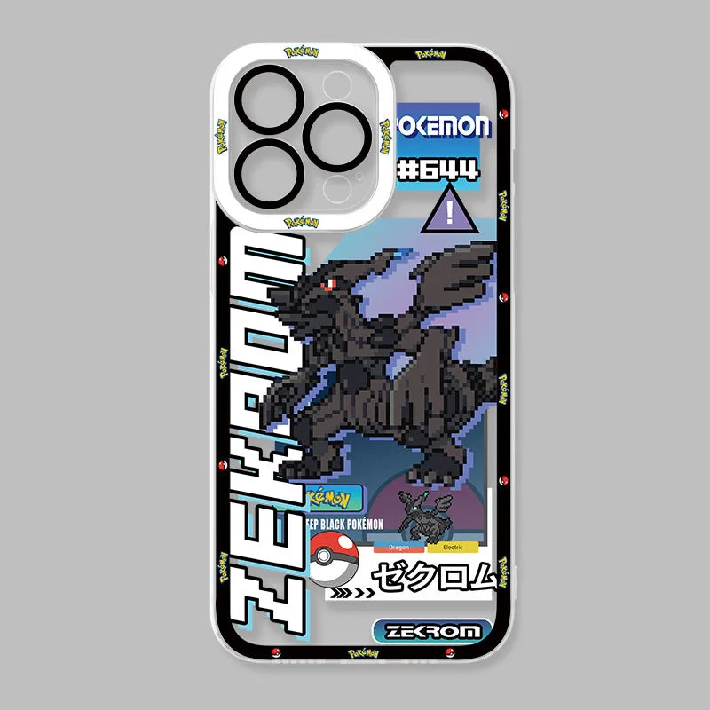 Anime Pokemon Cool Mewtwo Phone Case For iPhone