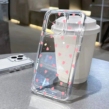 Colorful Love Heart Phone Case For iPhone