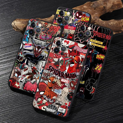 Marvel Spiderman Comic Case For iPhone
