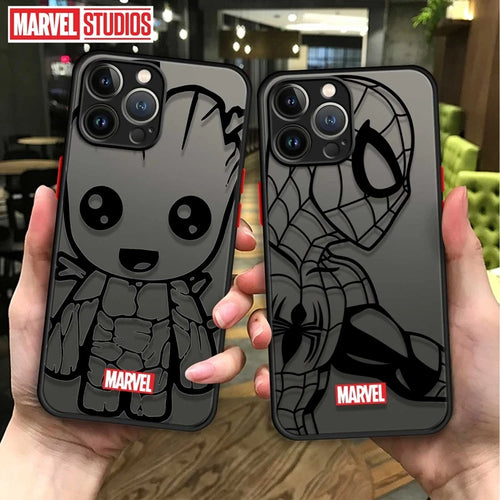 Marvel Groot Spider Iron Man Studio Phone Case
