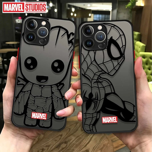 Marvel Groot Spider Iron Man Studio Phone Case