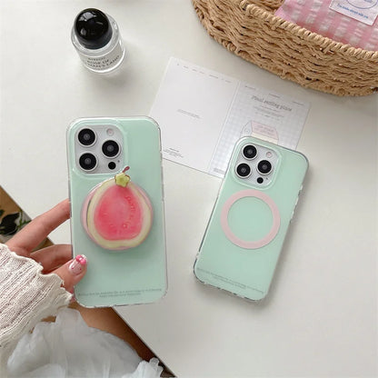 Simple Mint Green Magnetic Phone Case